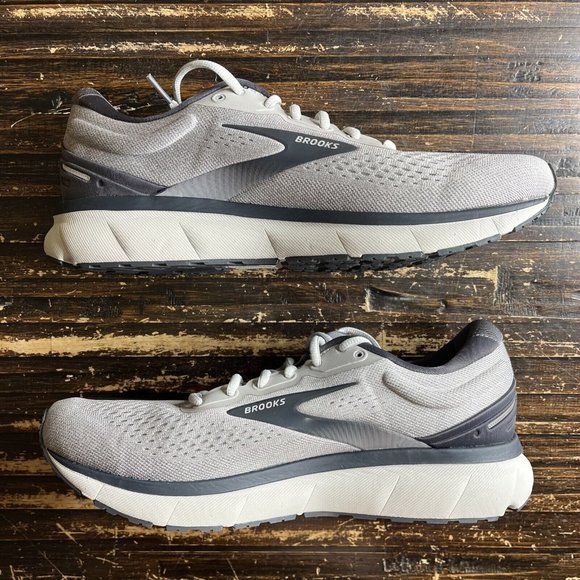 NEW Brooks Trace 1 Gray Running Comfort Shoes Sneakers 1103641D097 Men's Size 11 - Picture 3 of 7